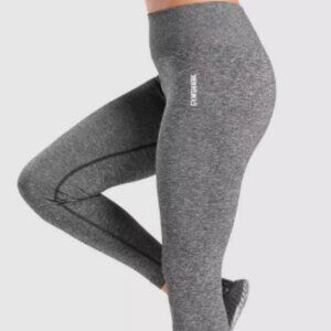 Gymshark Adapt Marl Seamless Leggings - Black